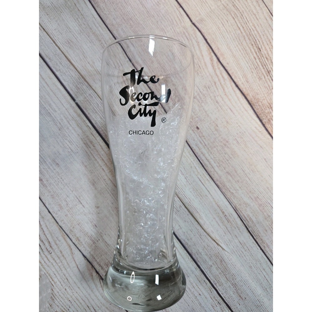 The Second City Comedy Club‎ of Chicago 8.5" Pilsner Glass Beer Drinking Cup